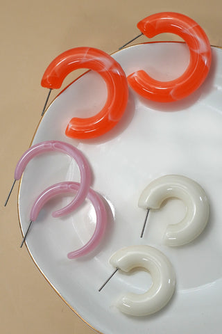 Classic Hoop Earrings Set - Trio
