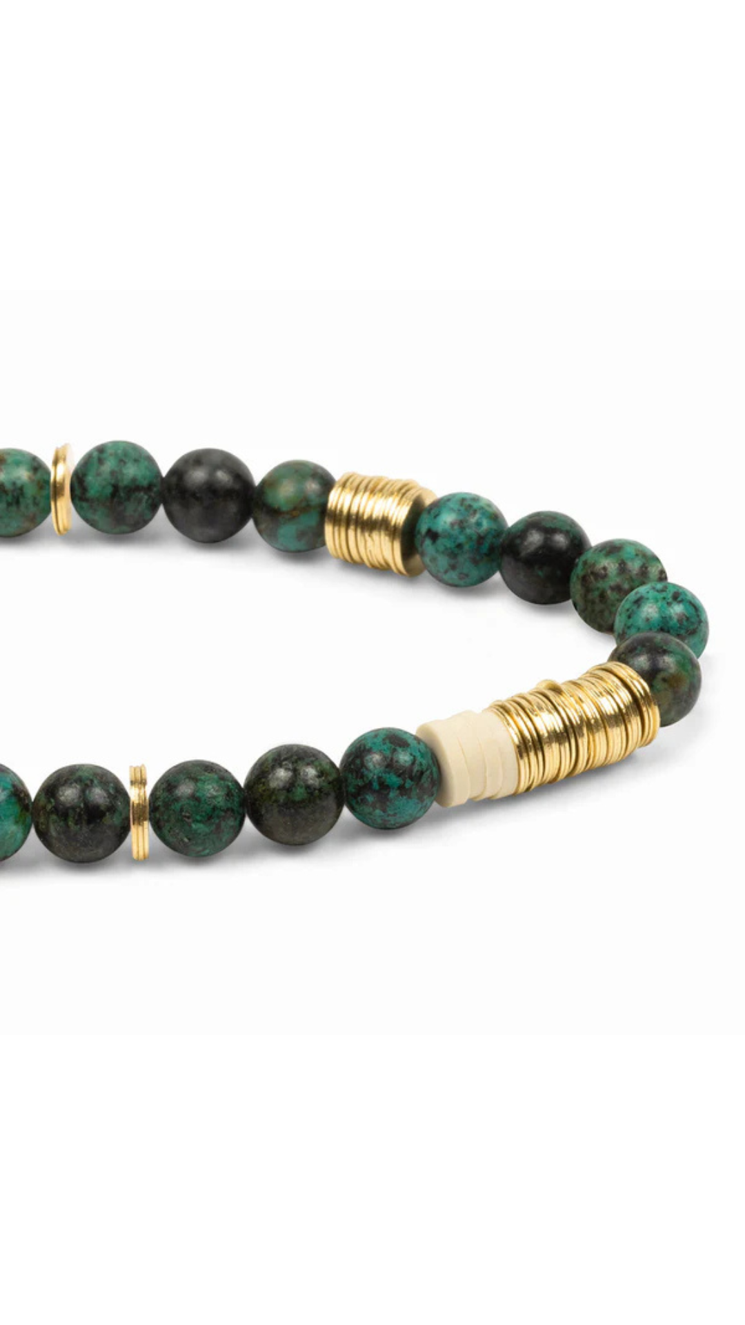 Intermix Stone Stacking Bracelet - African Turquoise