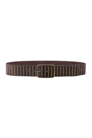 Stud Covered Leather Belt