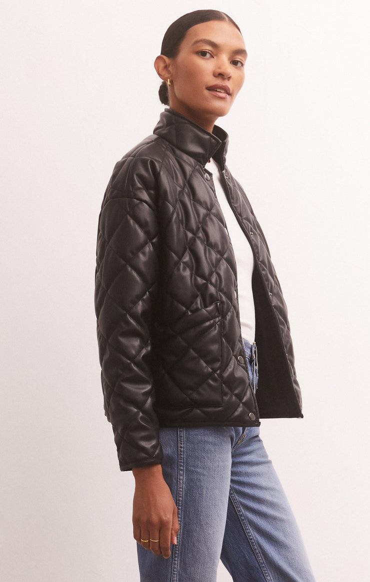 [Z Supply] Heritage Faux Leather Jacket