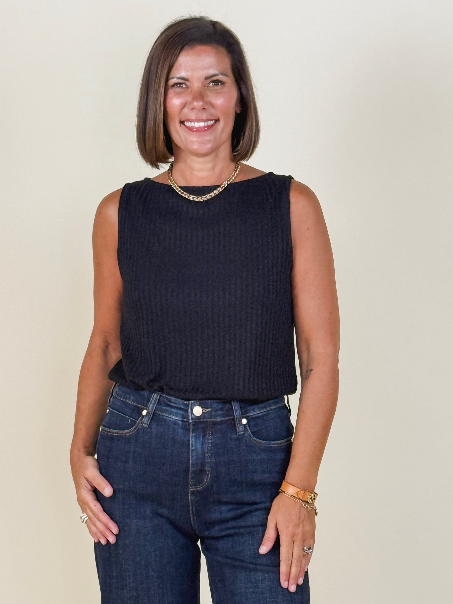 [Liverpool] Hailey High Boat Neck Top