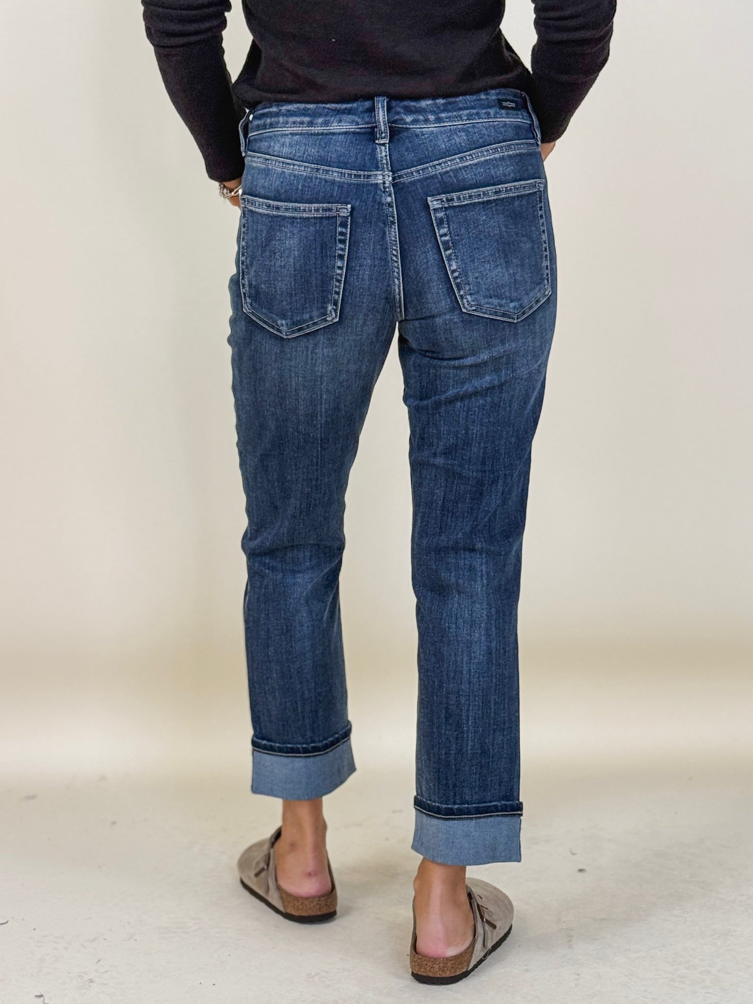 [Liverpool] Marley Girlfriend Cuffed Jean, 27"/30" Inseam