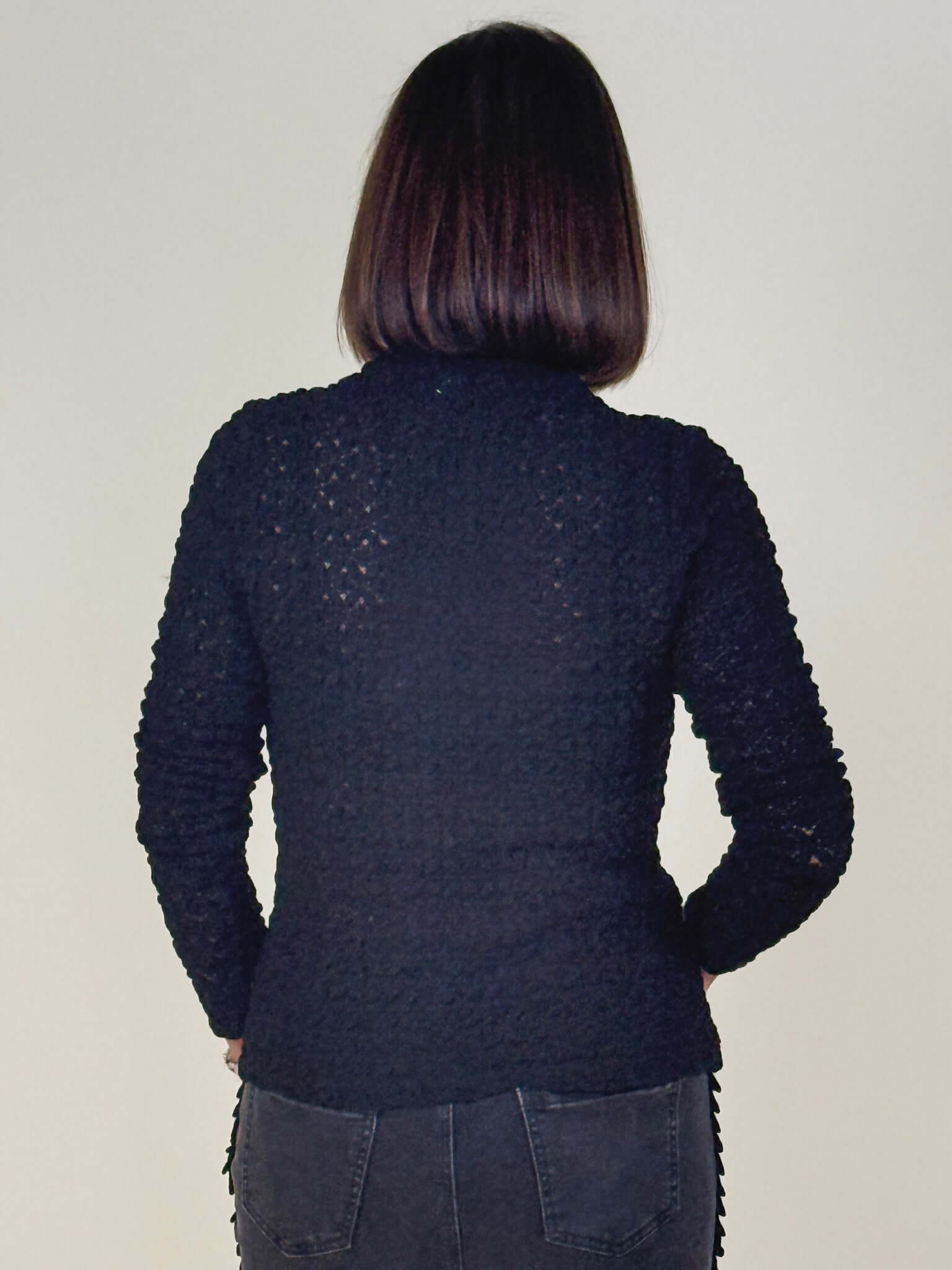 Lina Lace Mock Neck Top