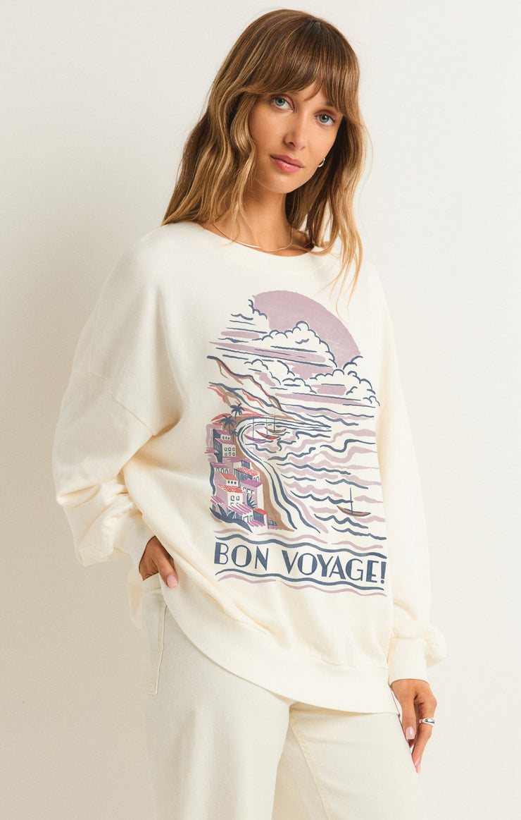 [Z Supply] Bon Voyage Sunday Sweatshirt