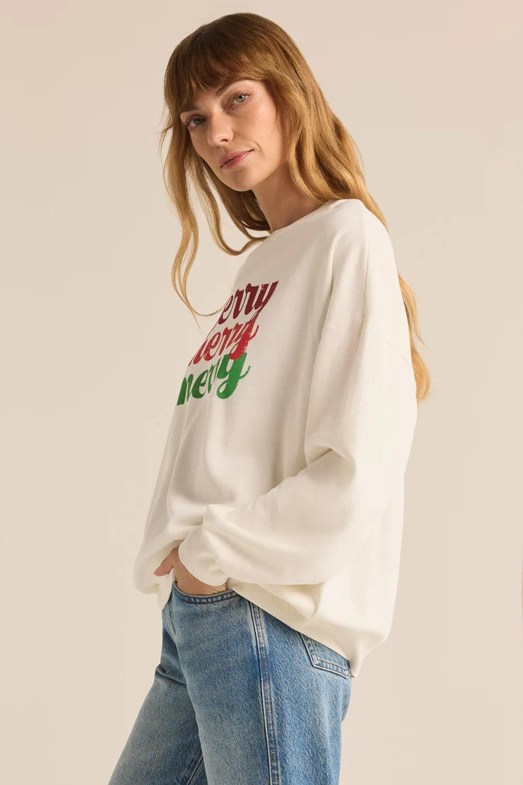 [Z Supply] Merry Sunday Sweatshirt