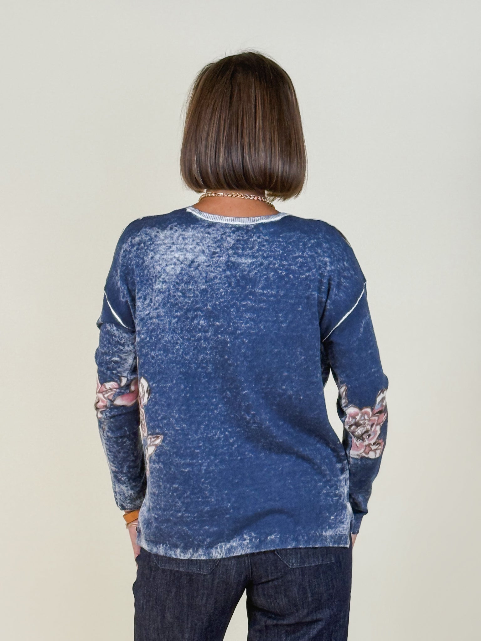 Amy Reversible V-Neck Sweater