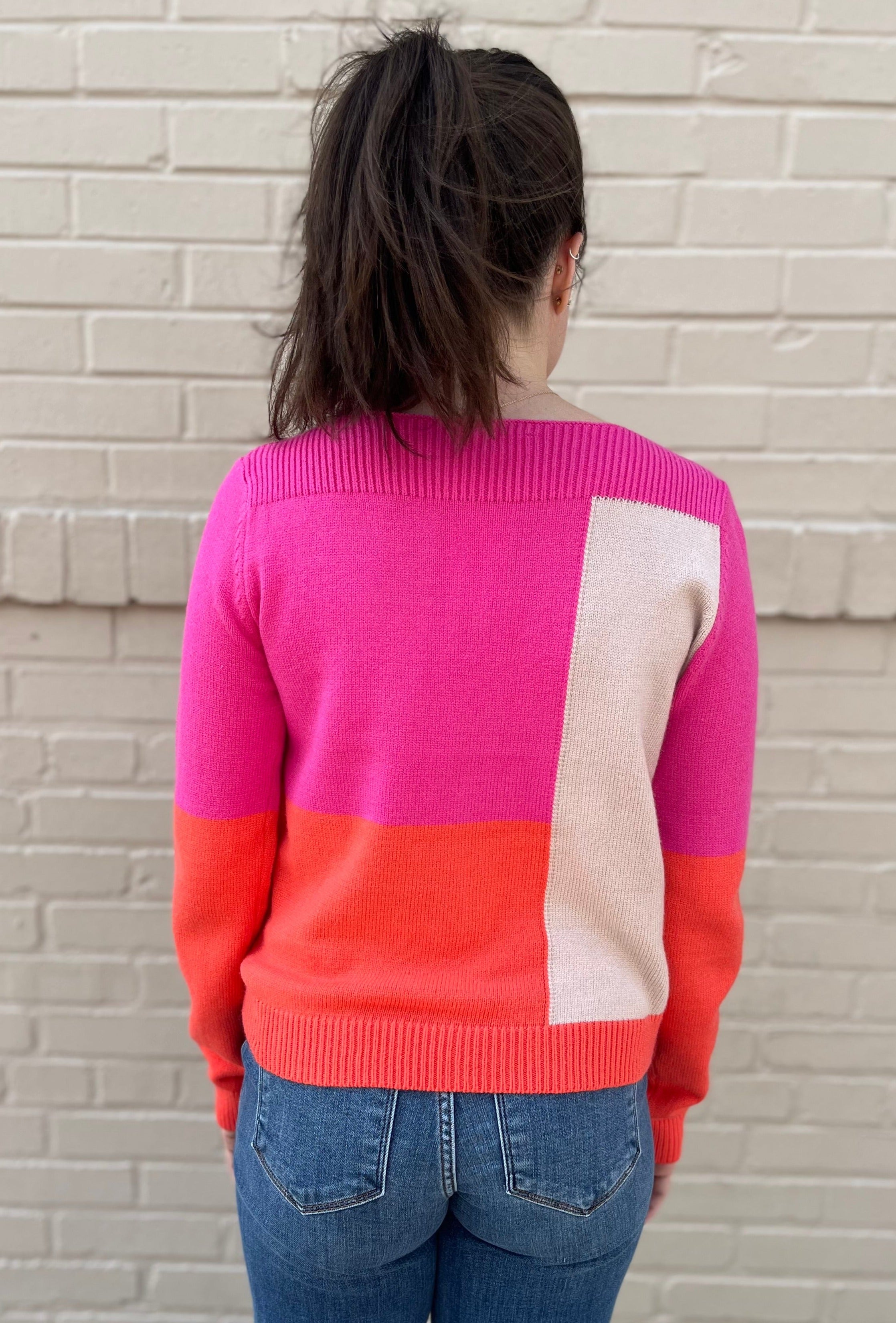 Penny Color Block Sweater