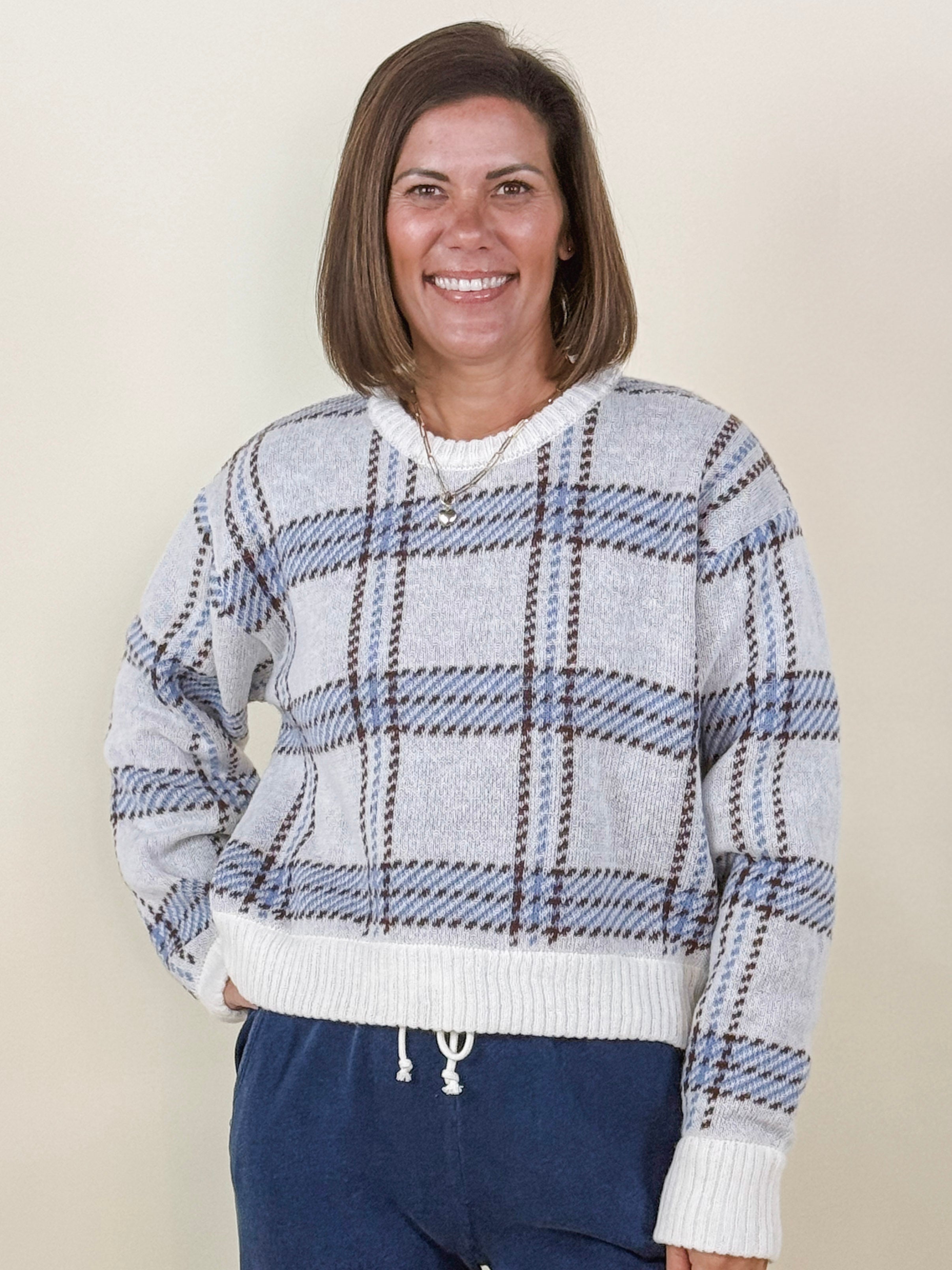 [Z Supply] Junction Plaid Sweater