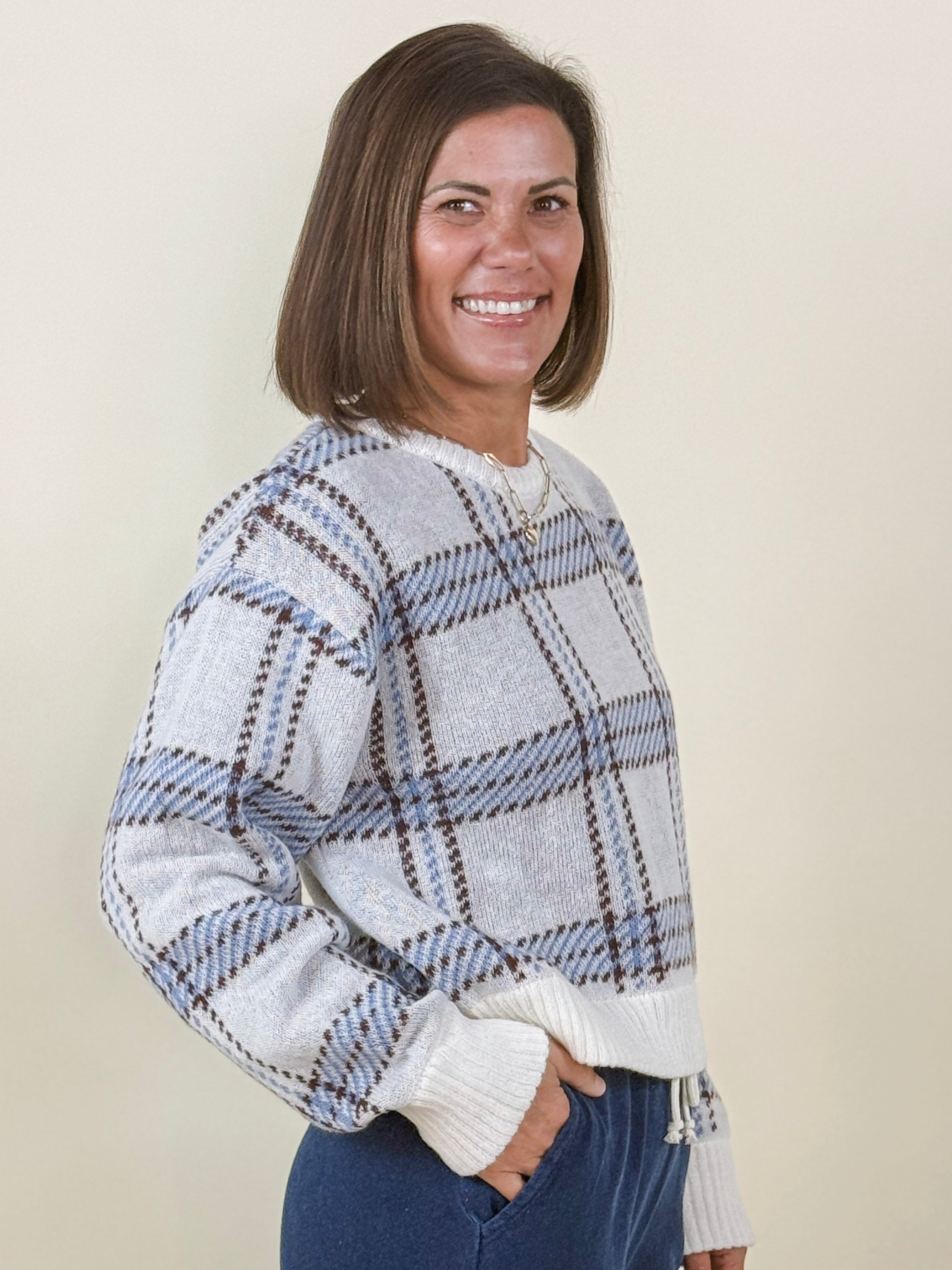 [Z Supply] Junction Plaid Sweater