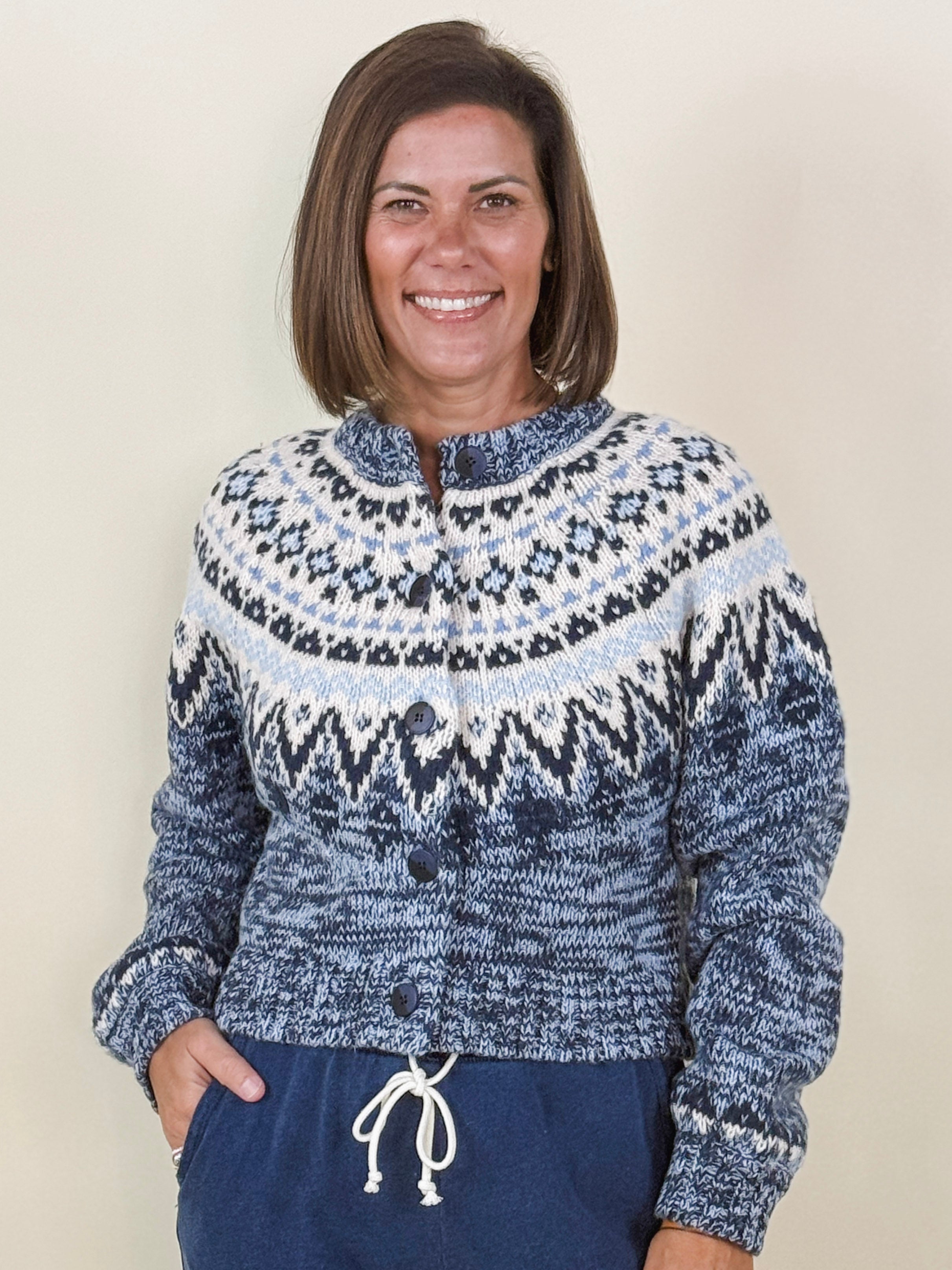 [Z Supply] North Sea Fair Isle Cardigan