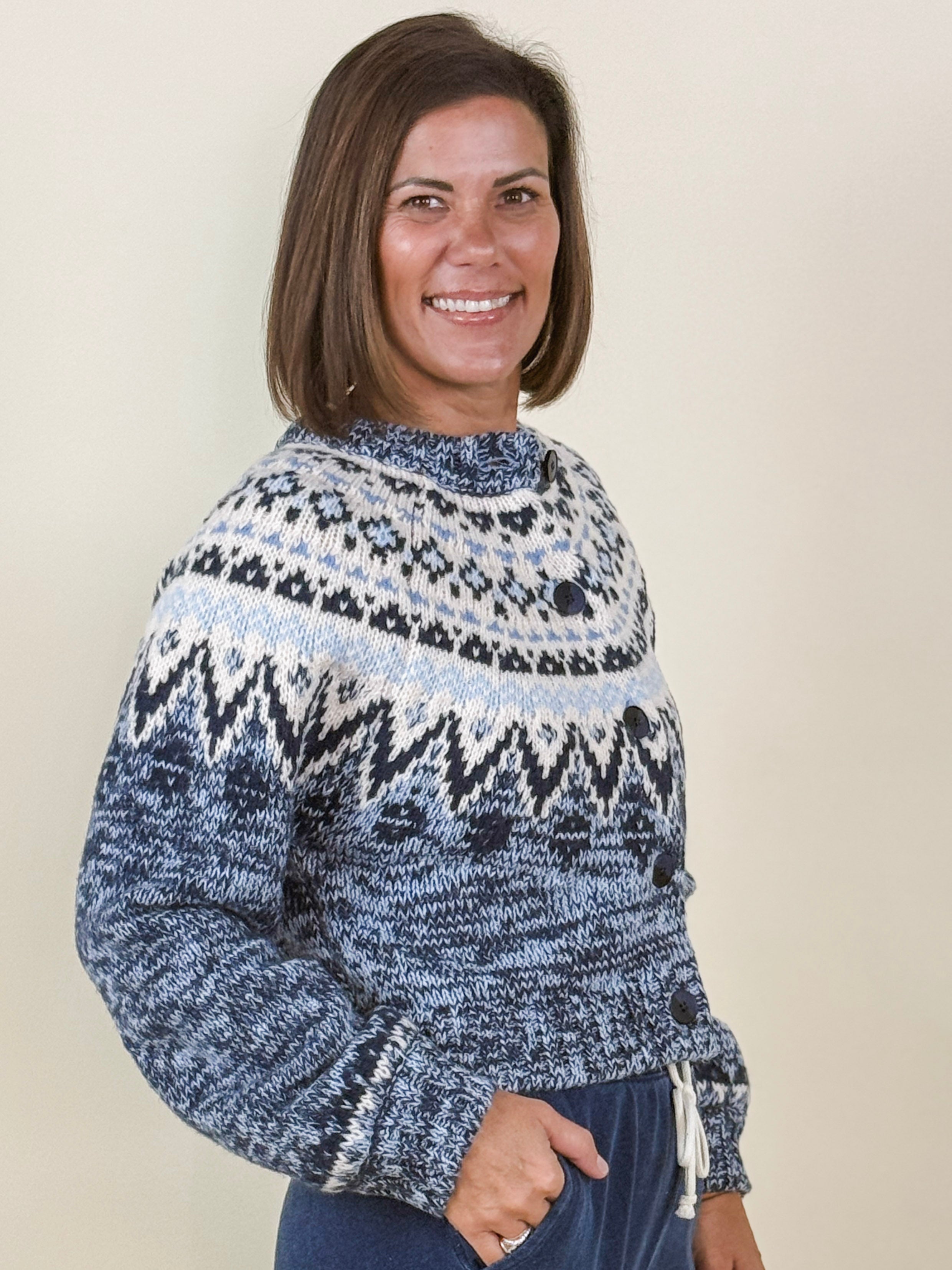 [Z Supply] North Sea Fair Isle Cardigan