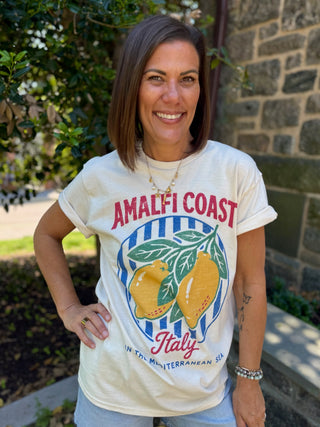 Amalfi Coast Italy Oversized Tee