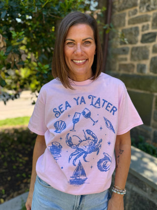 Sea Ya Later Oversized Tee