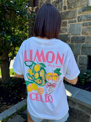 Limoncello Front & Back Print Tee