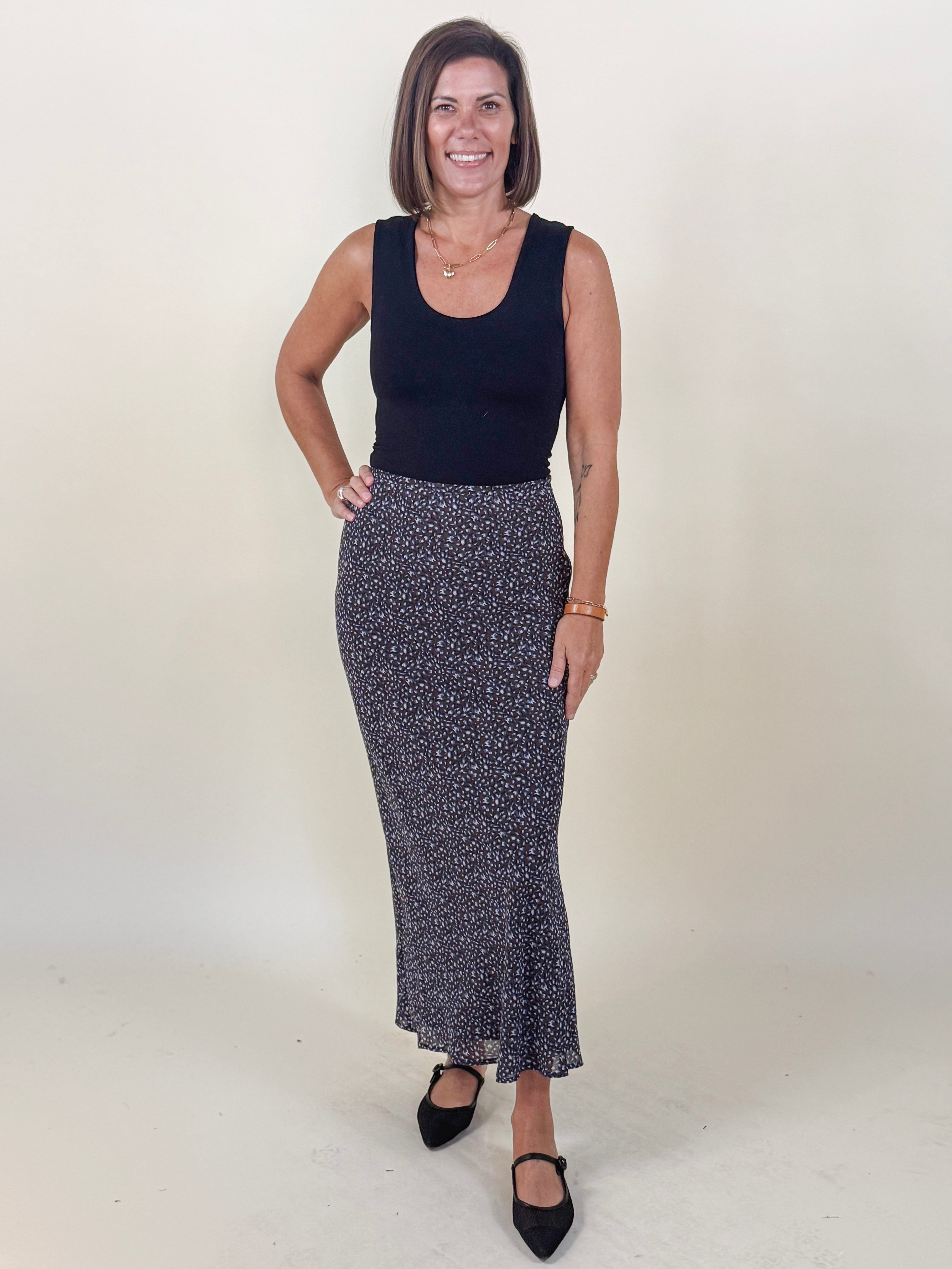 [Z Supply] Yelena Aspen Floral Maxi Skirt