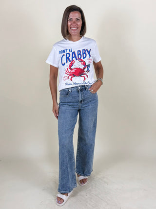 [Liverpool] Stride High Rise Wide Leg Jeans, 30" Inseam