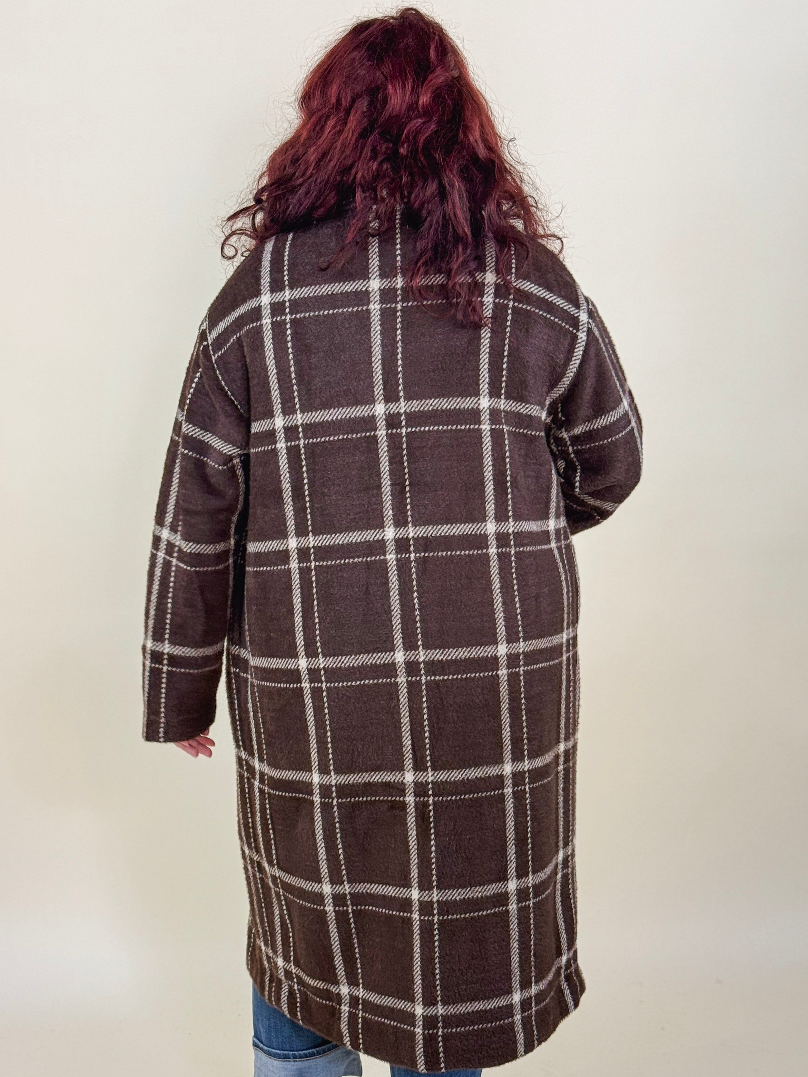 [Z Supply] Mason Plaid Sweater Coat