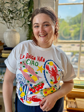 La Dolce Vita Seafood Picnic Tee