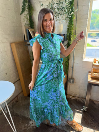Riah Button Down Maxi Dress