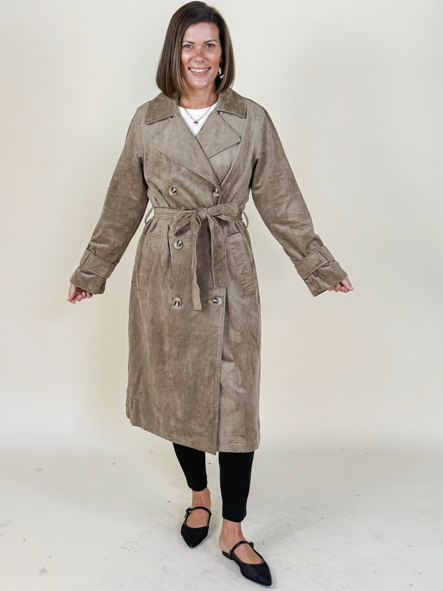 [Z Supply] Dorian Suede Trench