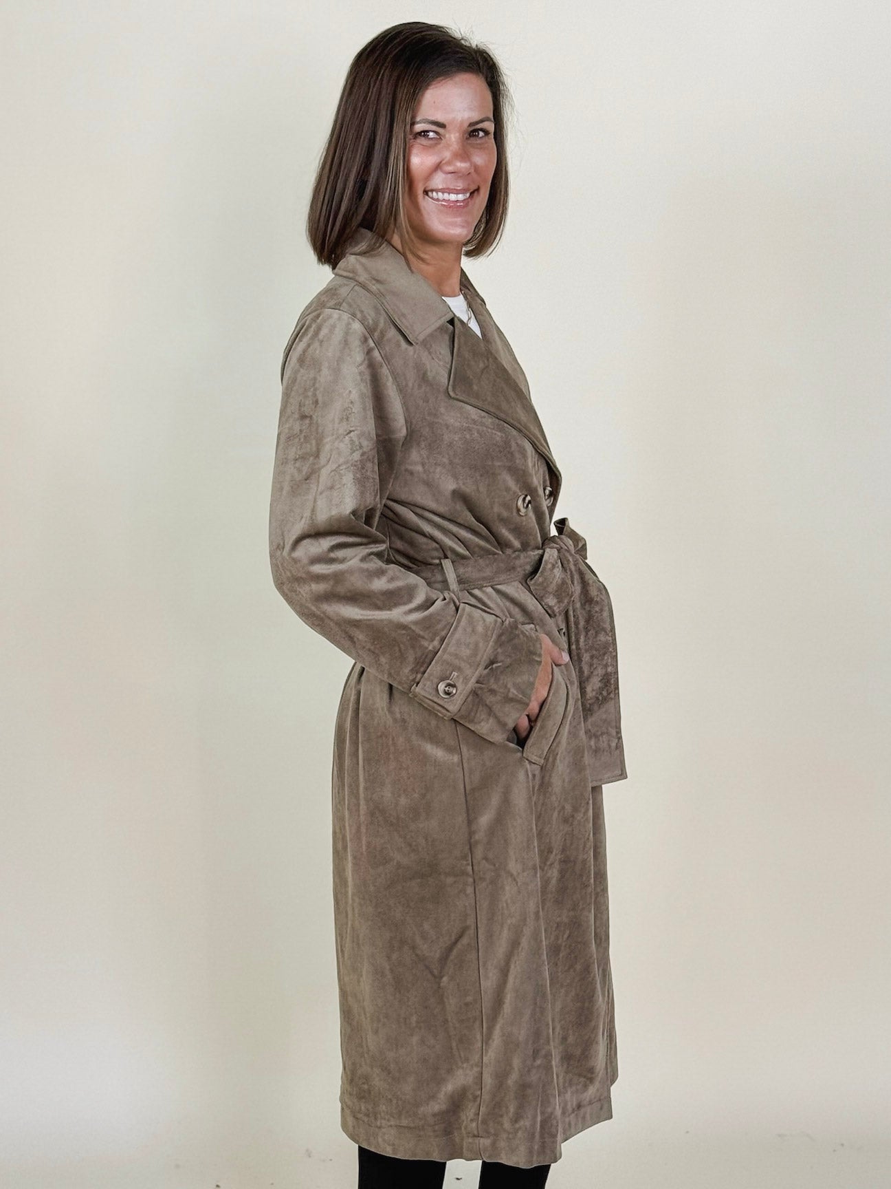 [Z Supply] Dorian Suede Trench