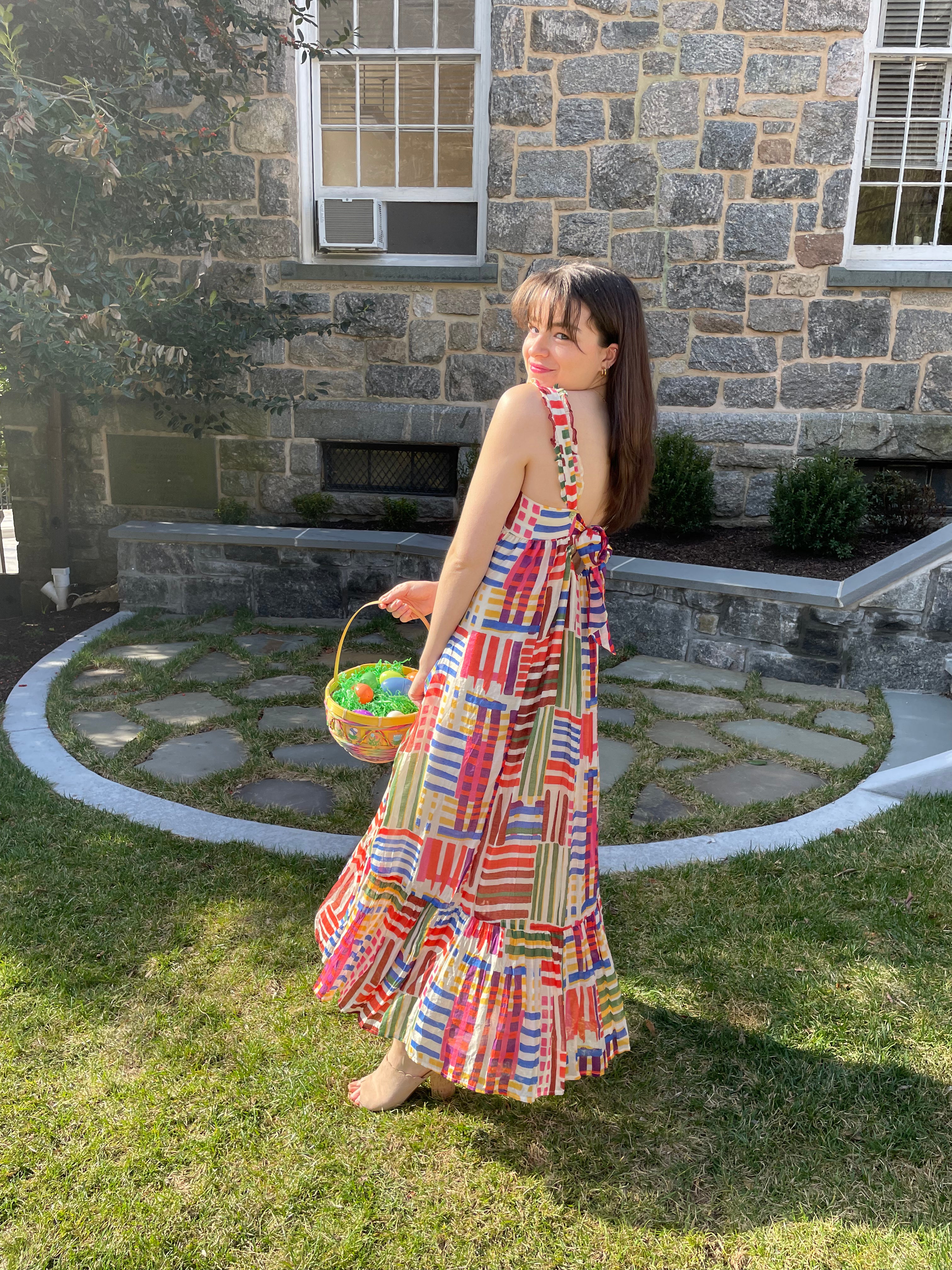 Gia Multi Colored Tiered Dress