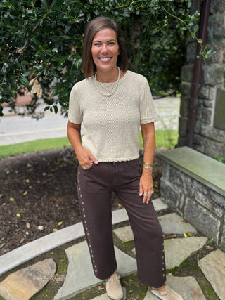 [Z Supply] Solano Crochet Sweater