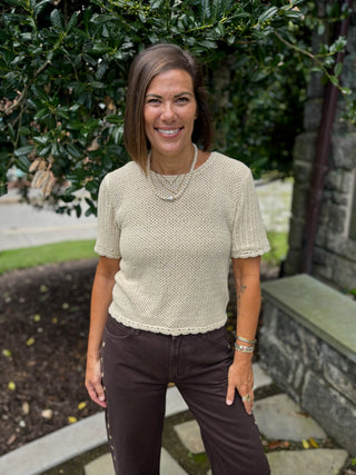 [Z Supply] Solano Crochet Sweater