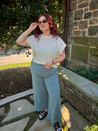 [Z Supply] Scout Jersey Crop Flare Pants