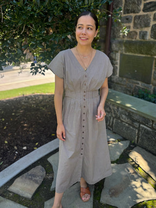[Z Supply] Sanna Gingham Midi Dress