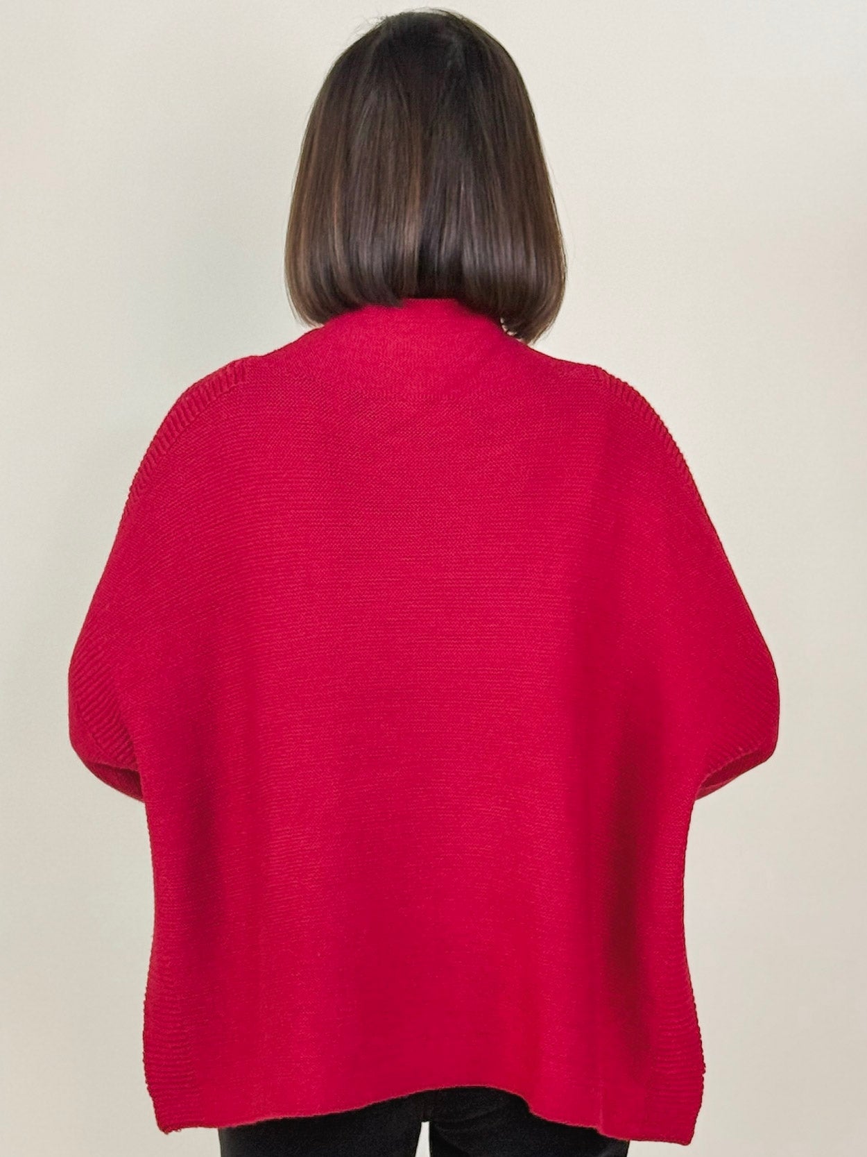 Boho Sweater - Holly Berry