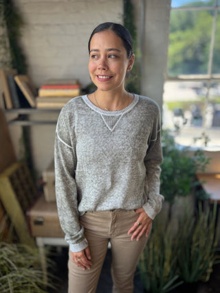 Remi Reverse Print Sweater