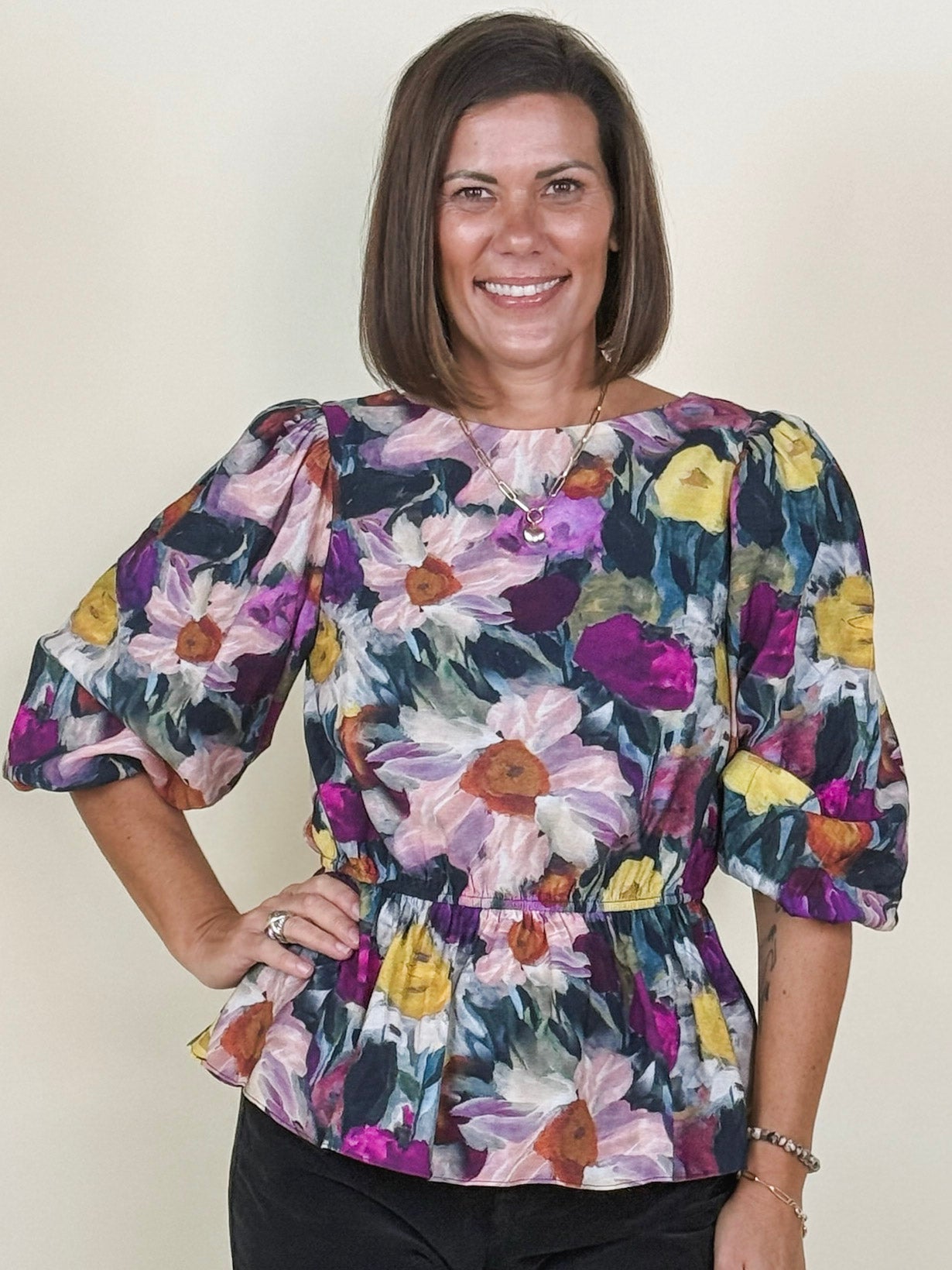 Esmarie Peplum Blouse