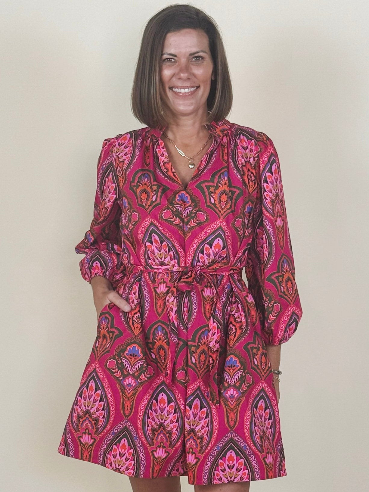 Azura Floral Eira Poplin Mini Dress