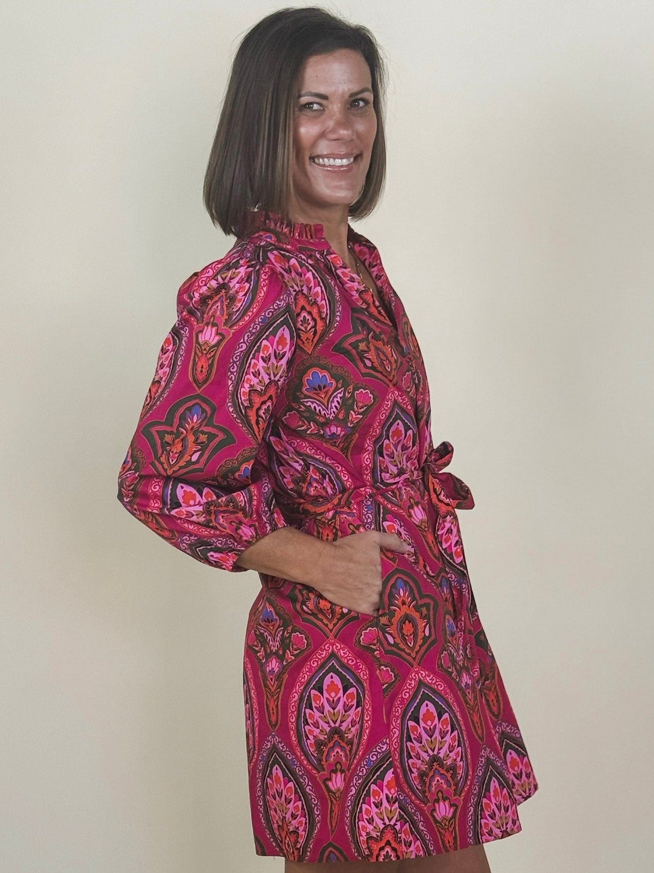 Azura Floral Eira Poplin Mini Dress