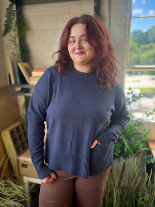 Carlie Patch Pocket Sweater