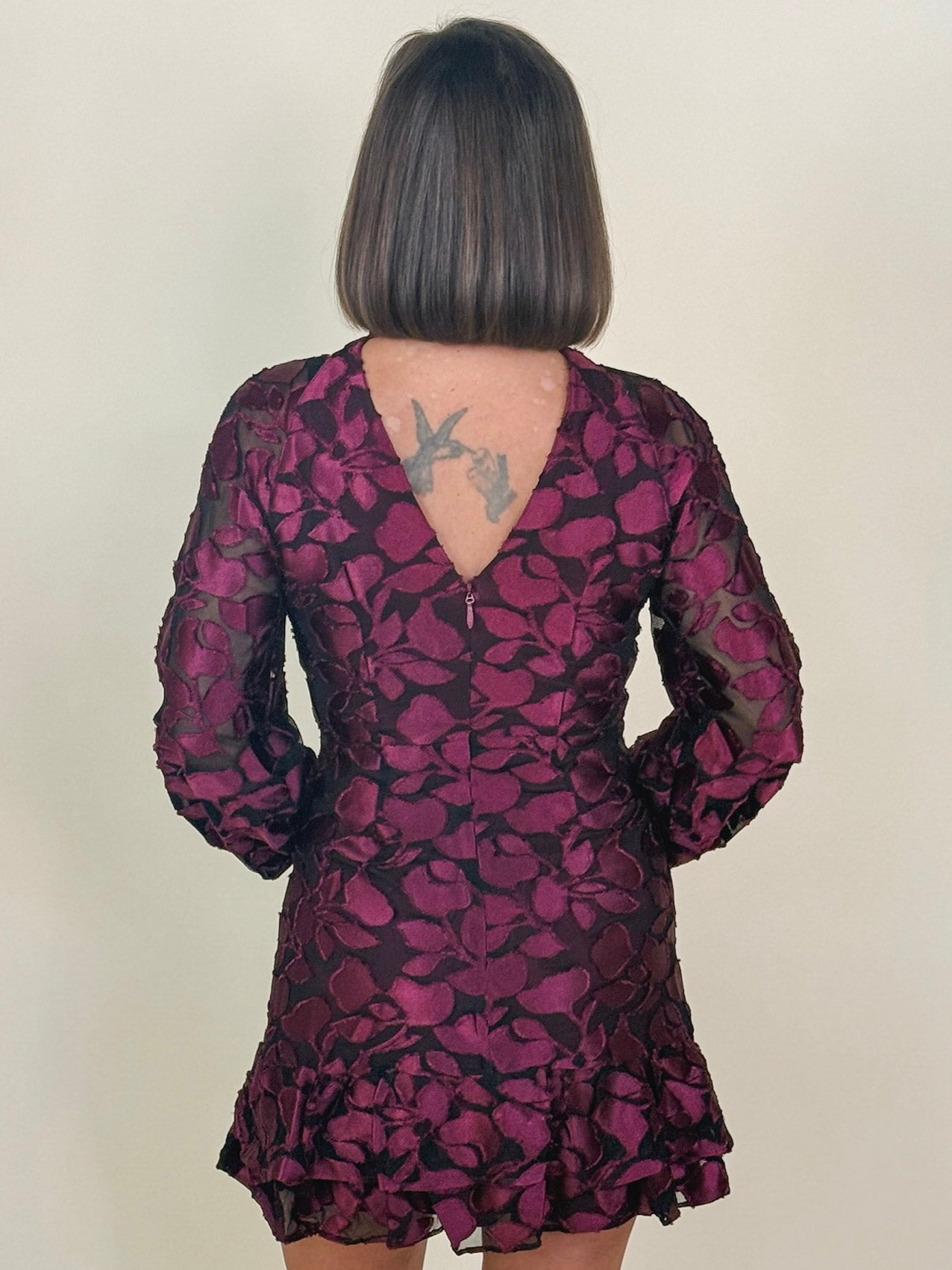 Elinor Velvet Burnout Dress