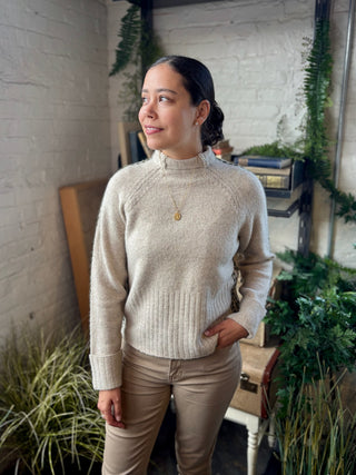 Brin Contrast Stitch Sweater