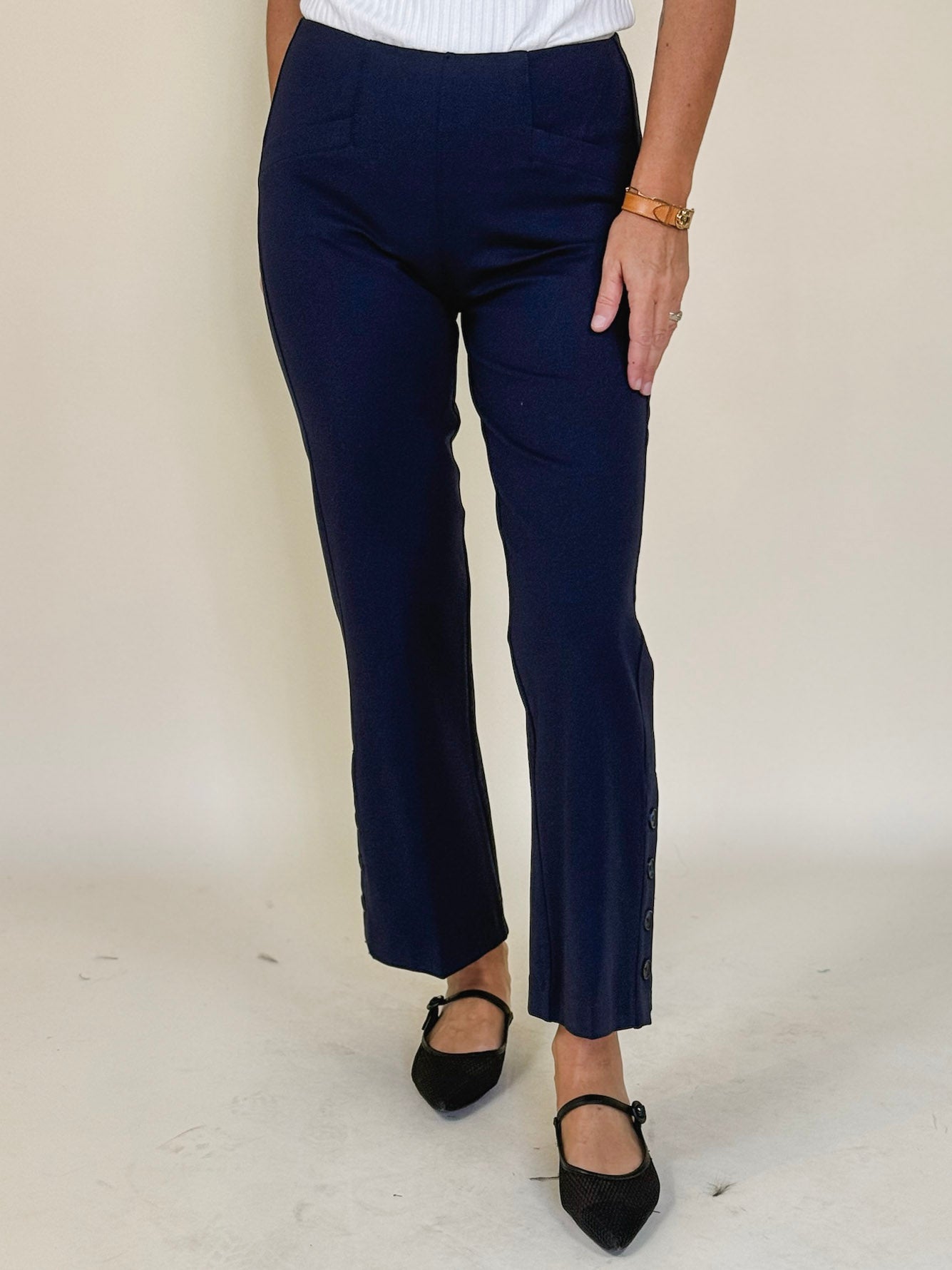 [Liverpool] Stella Pull-On Kick Flare Pants, 27" Inseam