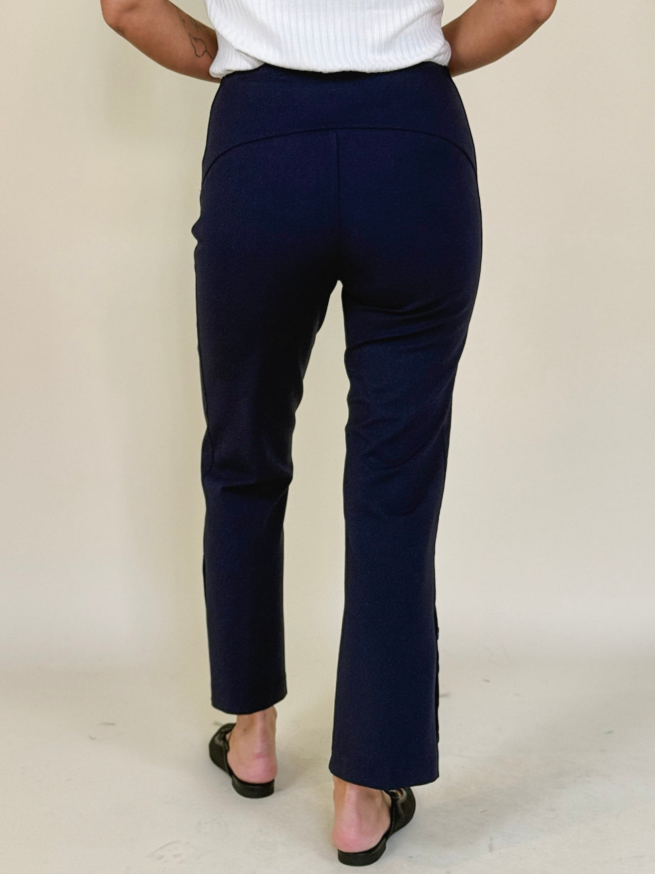 [Liverpool] Stella Pull-On Kick Flare Pants, 27" Inseam