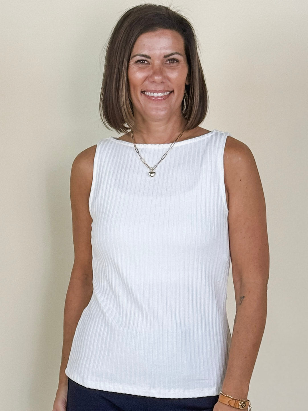 [Liverpool] Sammie Boat Neck Rib Knit Top