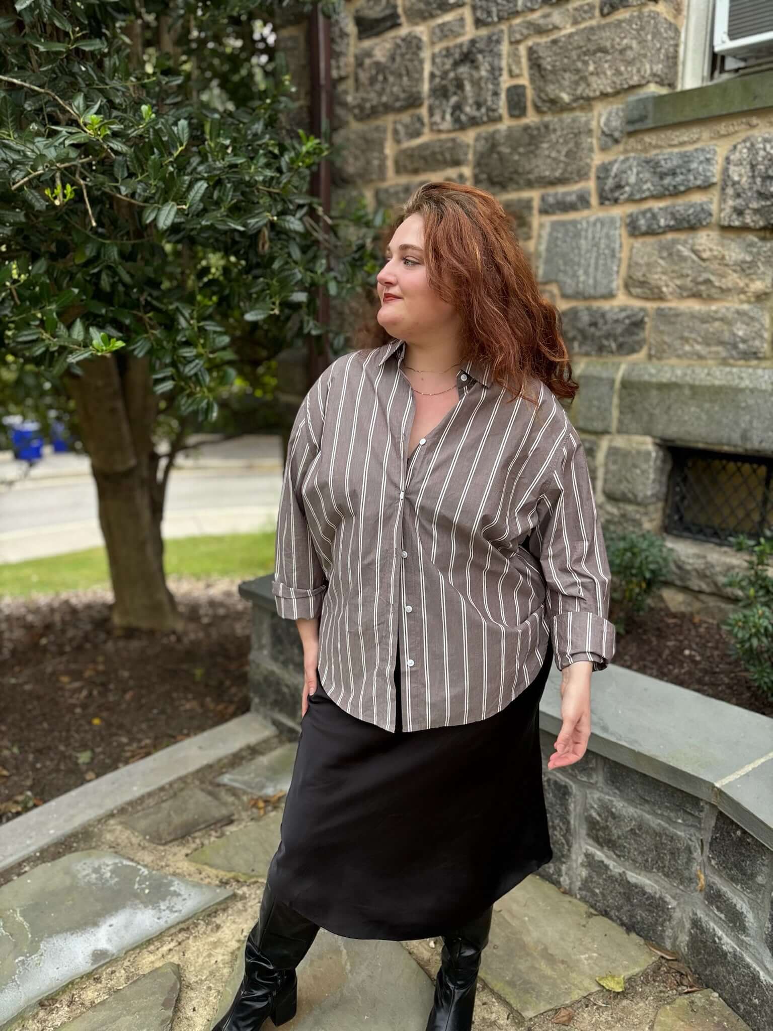 [Z Supply] Seaport Striped Poplin Shirt