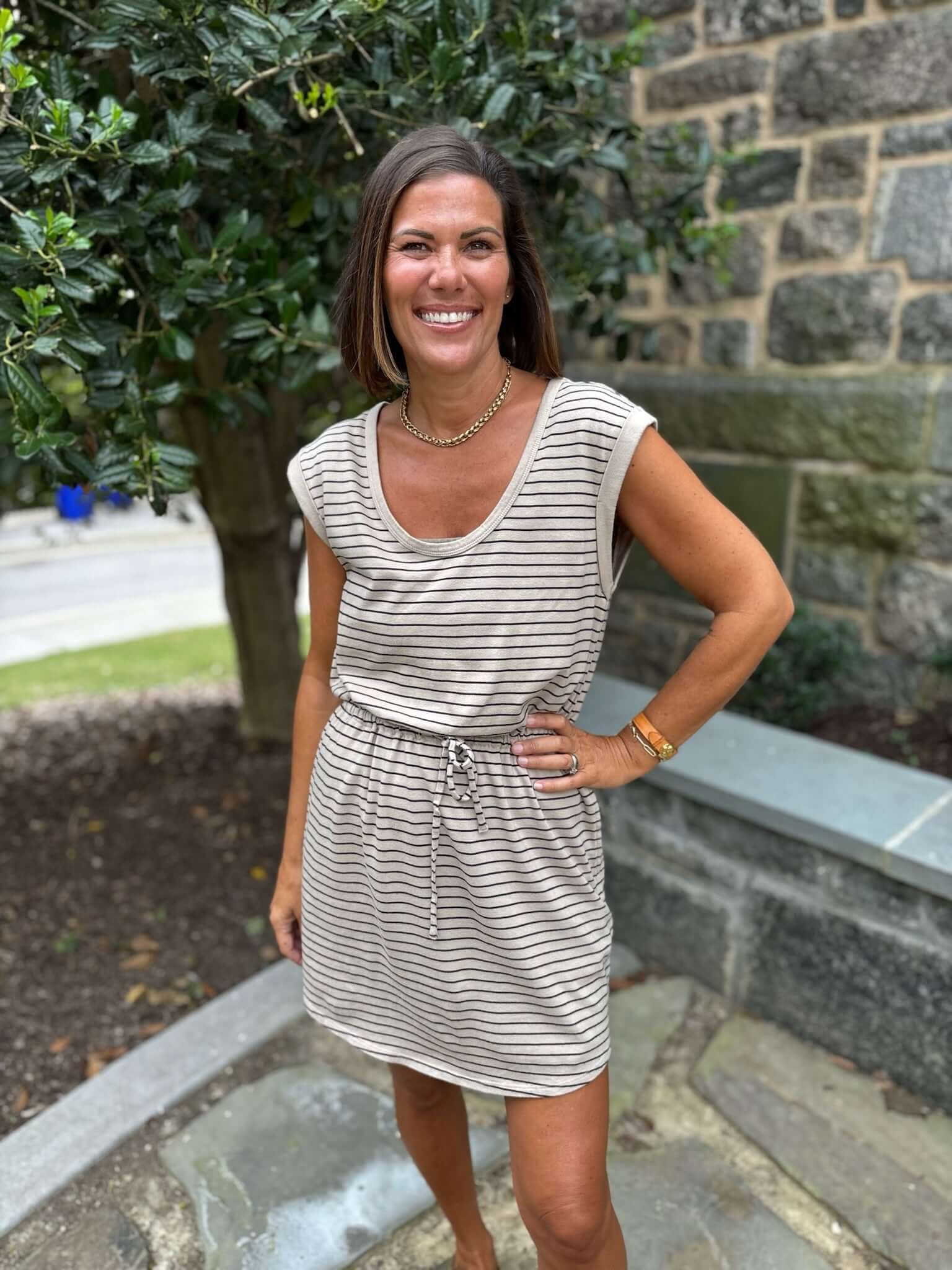 [Z Supply] Dayshift Striped Mini Dress