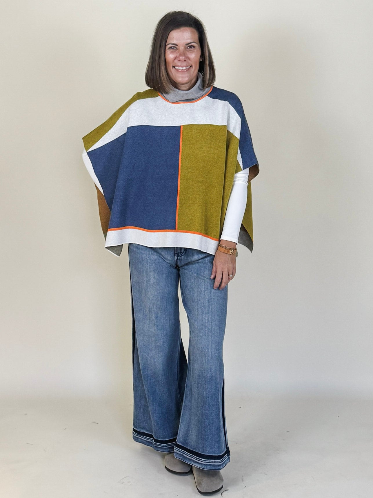 [Liverpool] Super Stride Wide Leg Jeans with Shadow Cuff, 30" Inseam