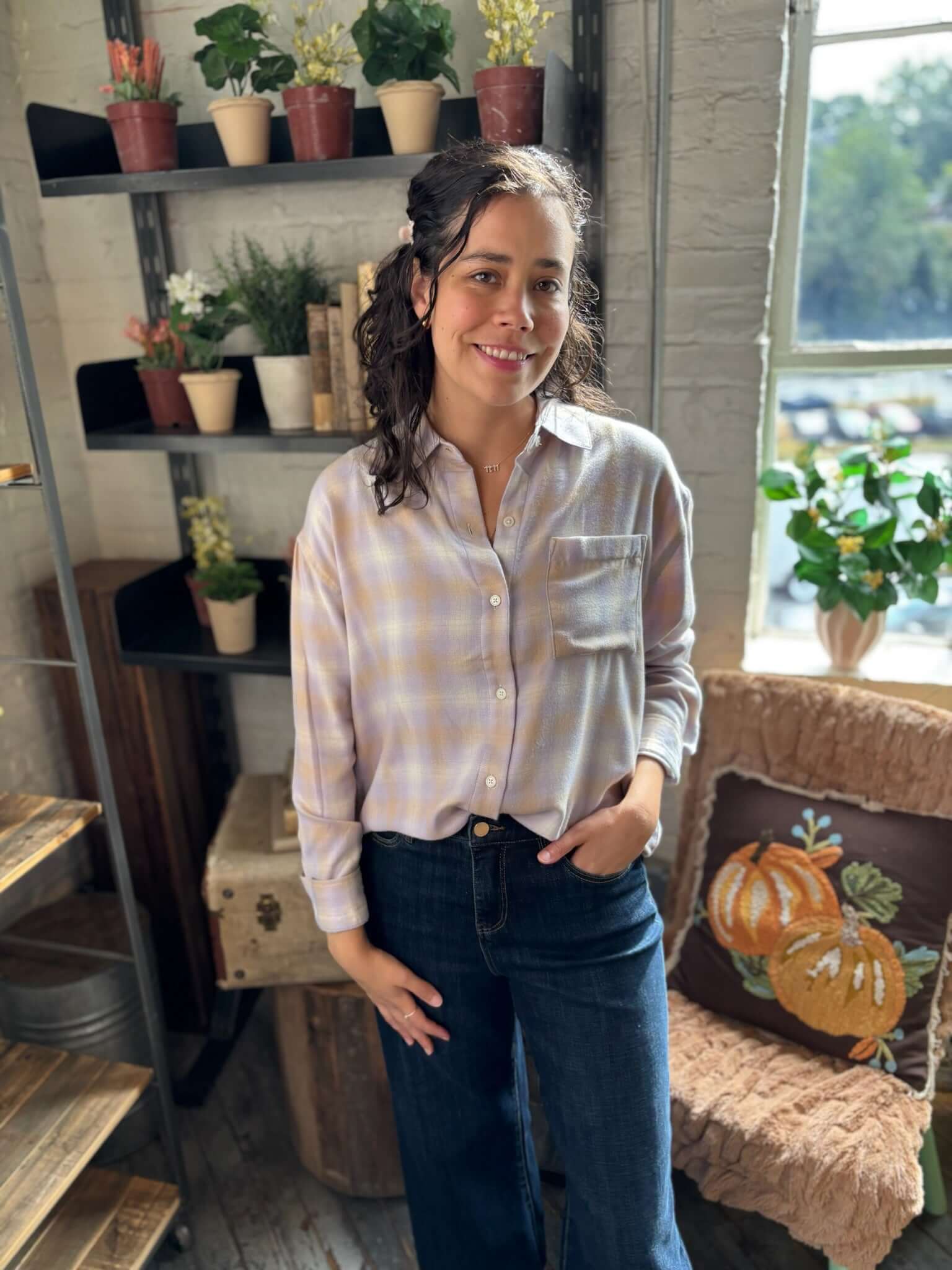 [Z Supply] River Plaid Button Up