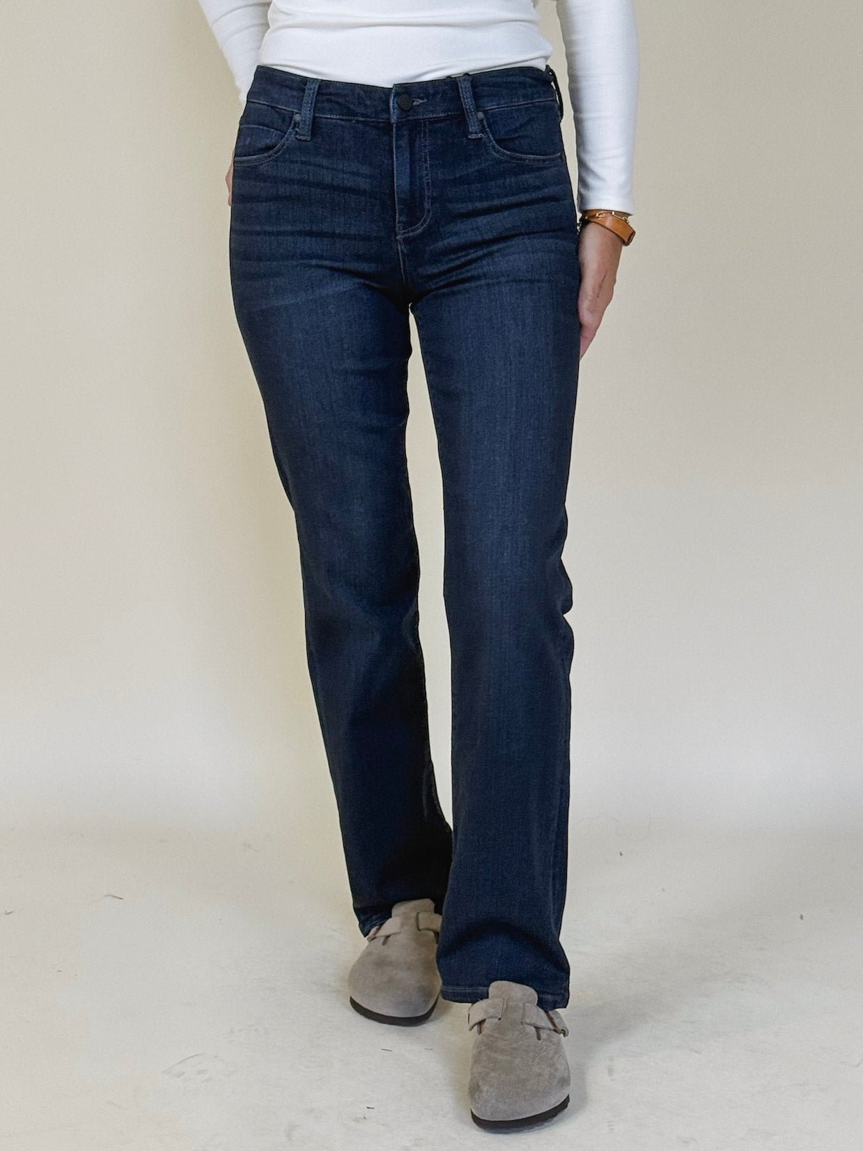 [Liverpool] Kennedy Straight Jeans, 32" Inseam