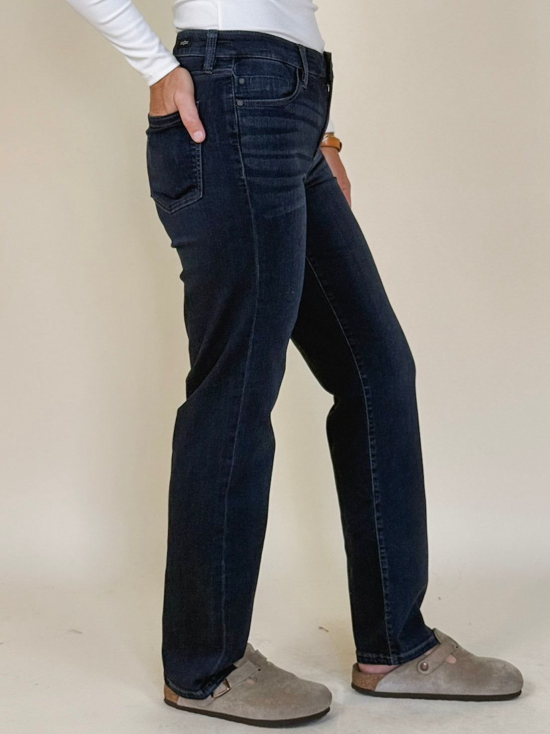 [Liverpool] Kennedy Straight Jeans, 32" Inseam