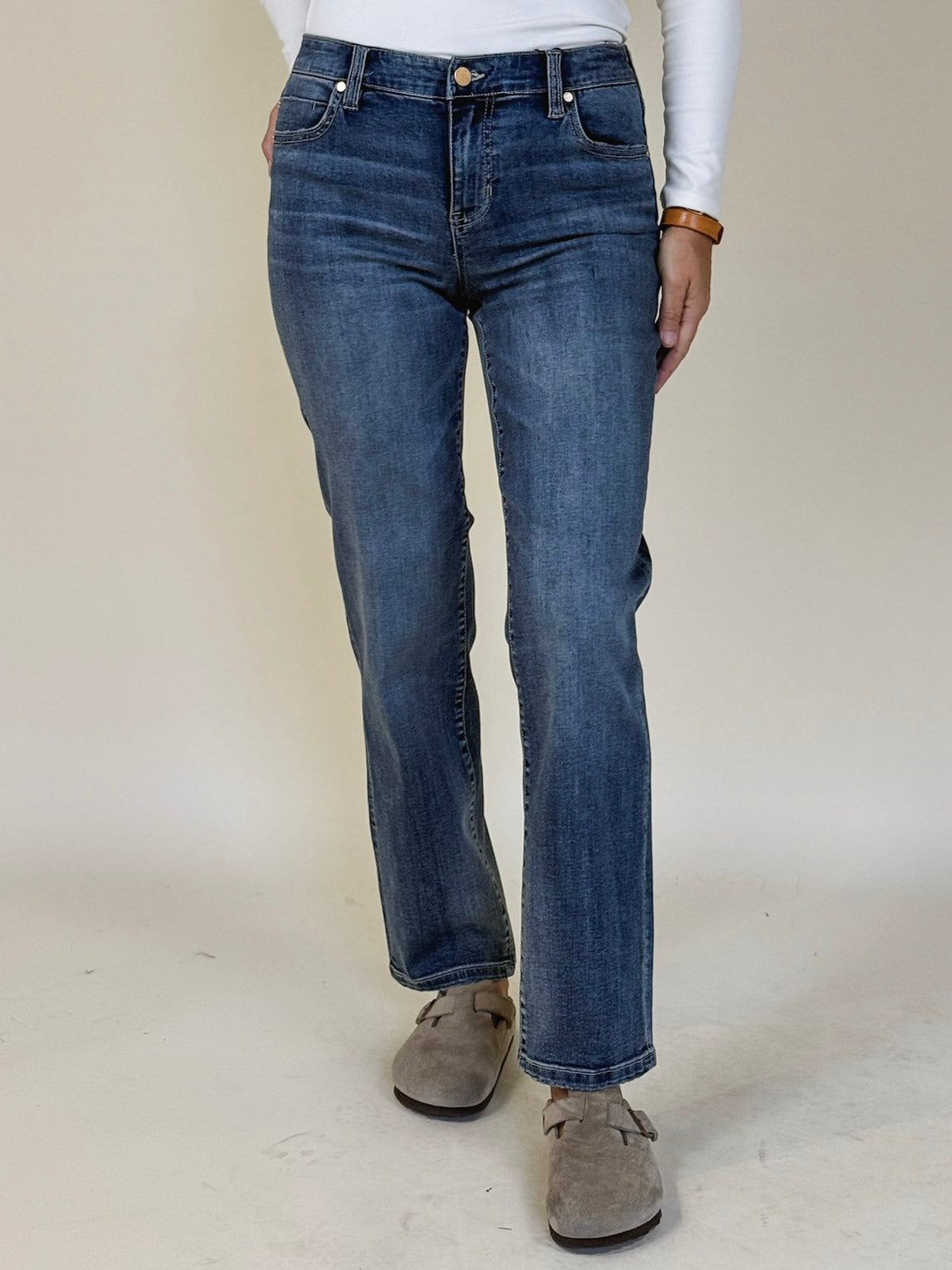 [Liverpool] Kennedy Straight Jeans, 30" Inseam