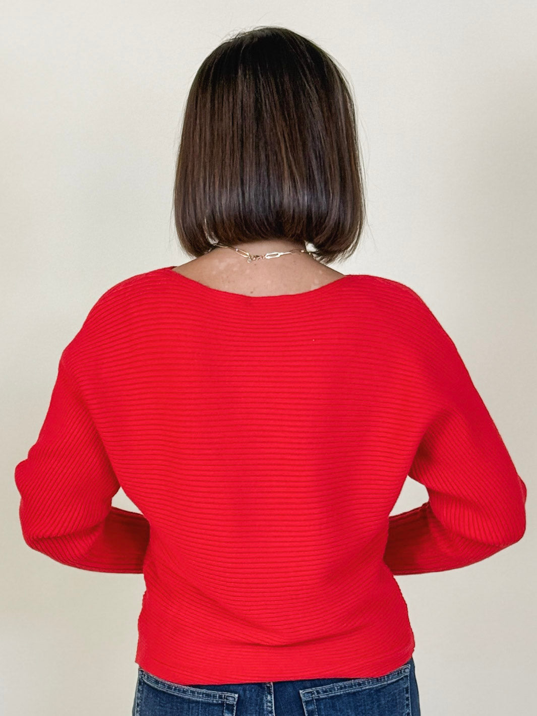 Ryan Fine Rib Dolman Sweater