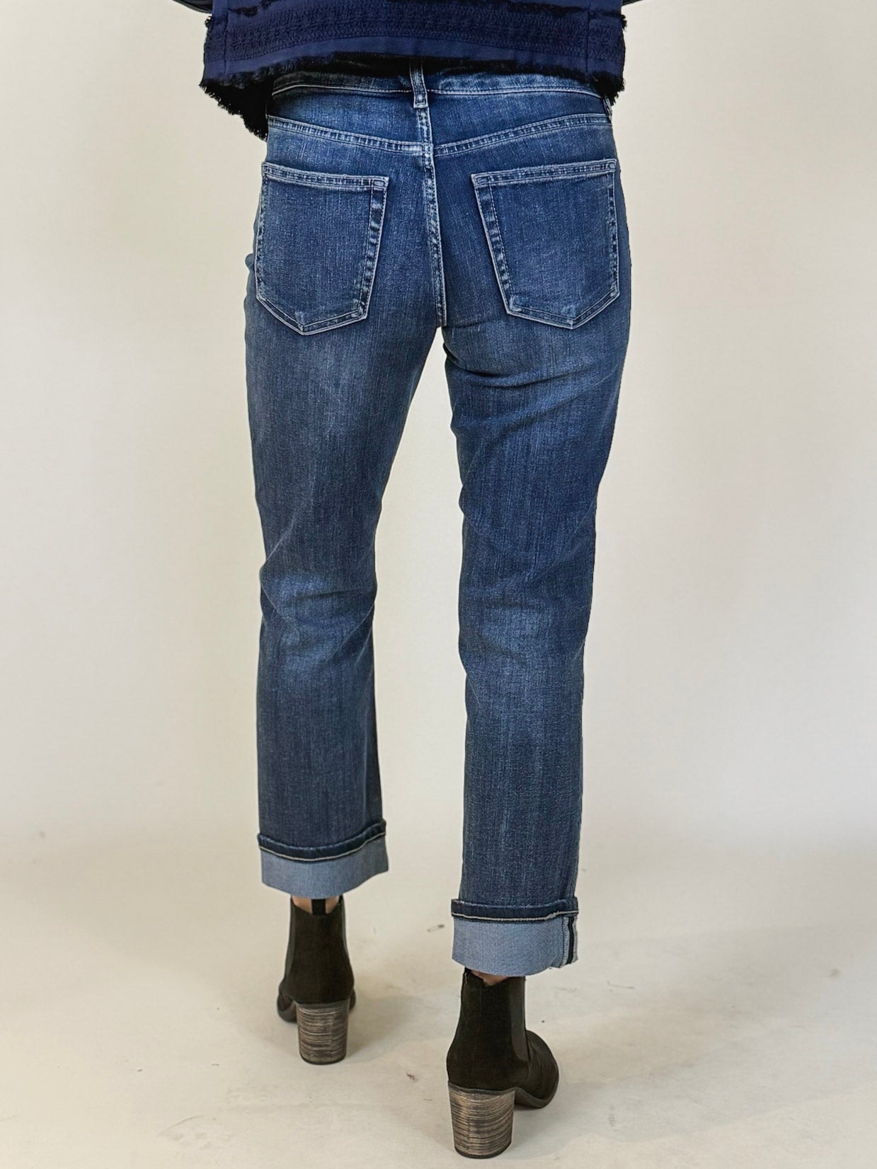 [Liverpool] Marley Girlfriend Cuffed Jean, 27"/30" Inseam
